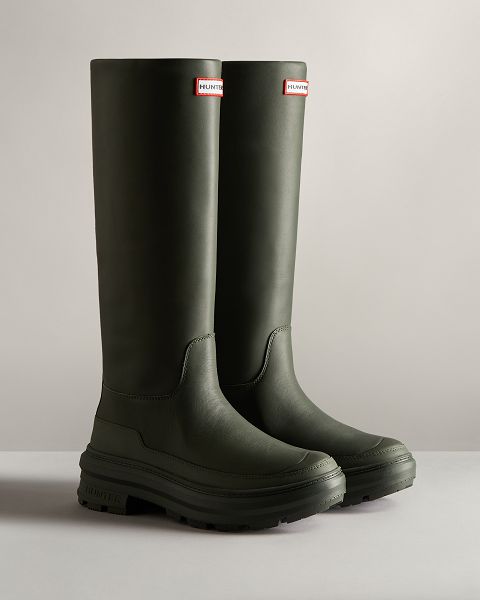 Olive Hunter Killing Eve Tall Chasing Women's Winter Boots | Ireland-65378