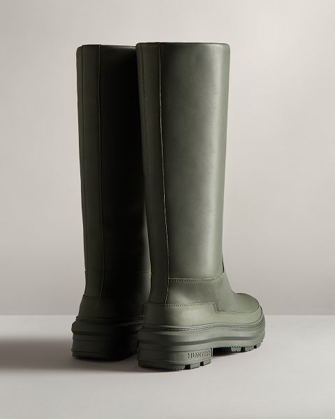 Olive Hunter Killing Eve Tall Chasing Women's Winter Boots | Ireland-65378