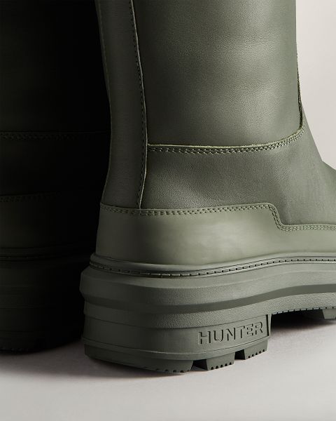 Olive Hunter Killing Eve Tall Chasing Women's Winter Boots | Ireland-65378