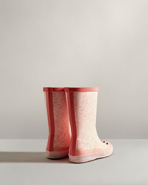 Pink Hunter First Classic Polar Bear Kids' Rain Boots | Ireland-17942