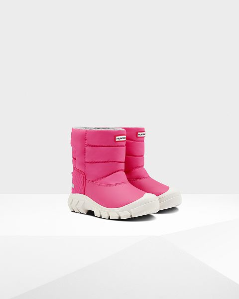 Pink Hunter Insulated Kids' Snow Boots | Ireland-73608