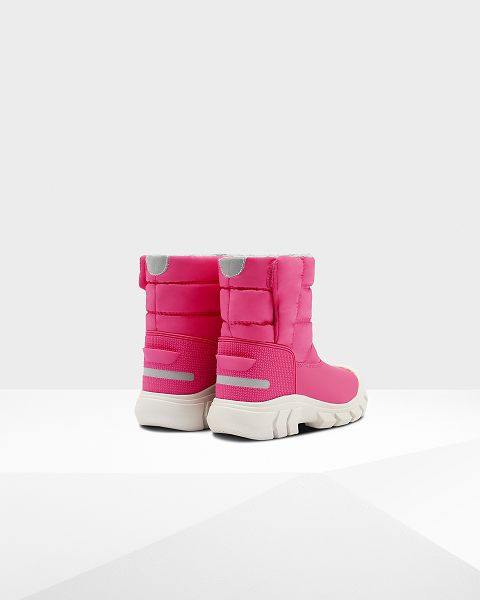 Pink Hunter Insulated Kids' Snow Boots | Ireland-73608