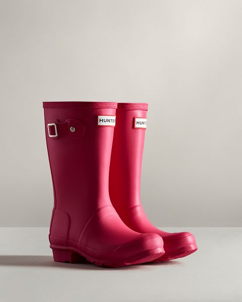 Pink Hunter Original Kids' Original Boots | Ireland-29357