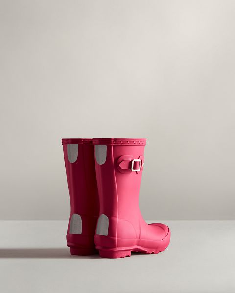 Pink Hunter Original Kids' Rain Boots | Ireland-76894