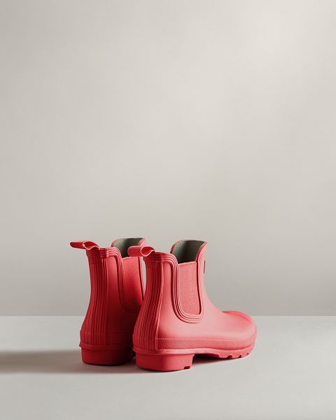 Pink Hunter Original Women's Original Chelsea Boots | Ireland-38140