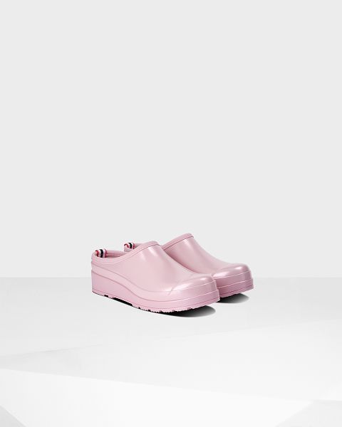 Pink Hunter Play Nebula Women's Clogs | Ireland-17634