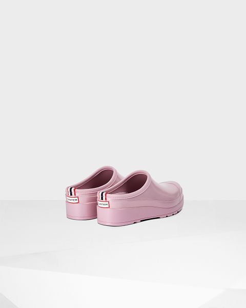 Pink Hunter Play Nebula Women's Clogs | Ireland-17634