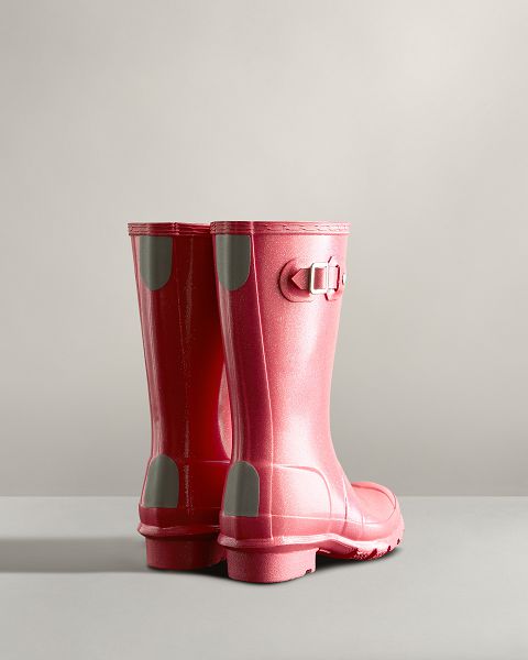 Pink Hunter Starcloud Kids' Rain Boots | Ireland-97501