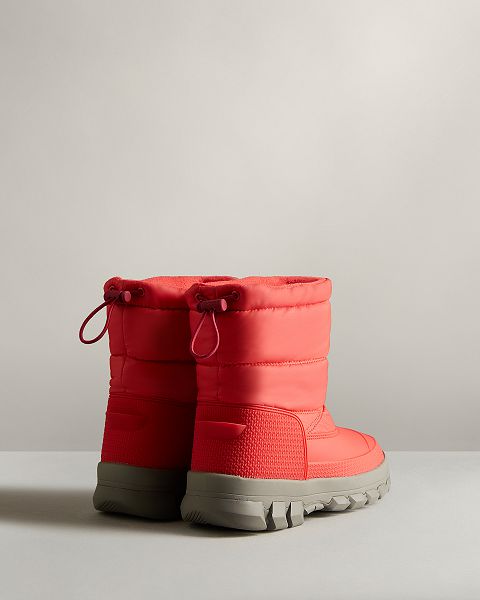 Red Hunter Insulated Short Women's Snow Boots | Ireland-69351