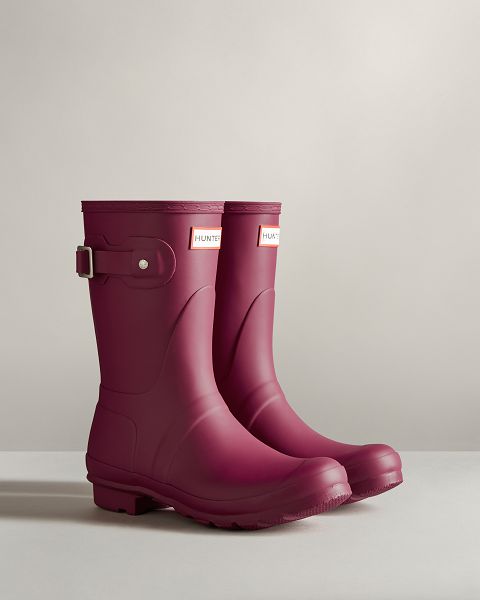 Red Hunter Short Women's Rain Boots | Ireland-13805