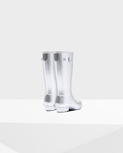 Silver Hunter Metallic Kids' Rain Boots | Ireland-65028