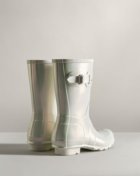 Silver Hunter Nebula Short Women's Rain Boots | Ireland-97604