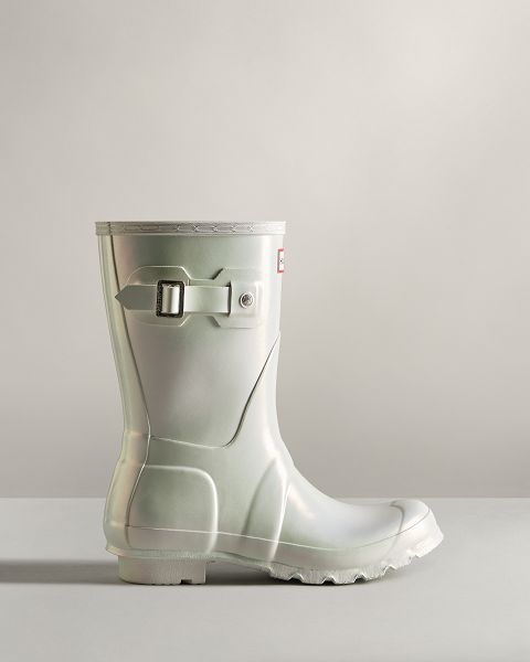 Silver Hunter Nebula Short Women\'s Rain Boots | Ireland-97604