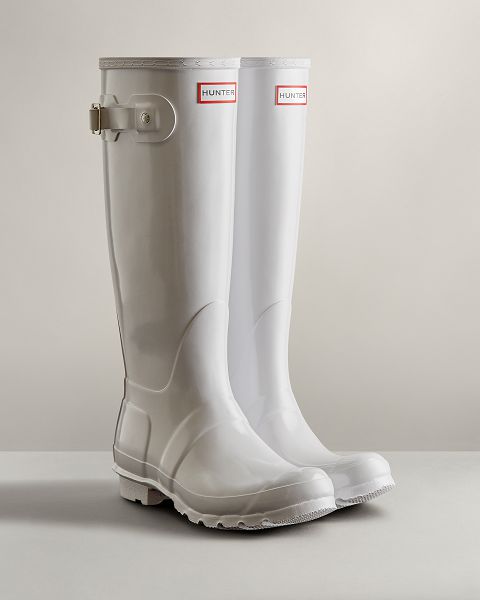 White Hunter Original Tall Gloss Women's Original Tall Boots | Ireland-81572