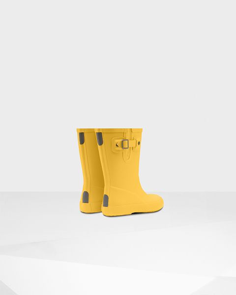 Yellow Hunter First Flat Sole Kids' Rain Boots | Ireland-46013