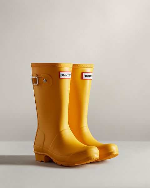 Yellow Hunter Original Kids' Rain Boots | Ireland-96715