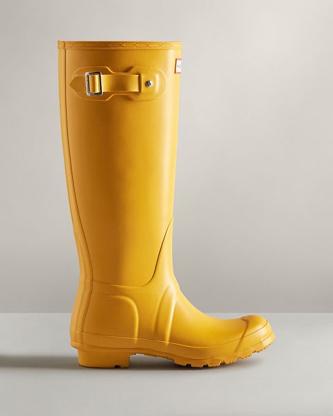 Yellow Hunter Original Tall Women\'s Rain Boots | Ireland-23467